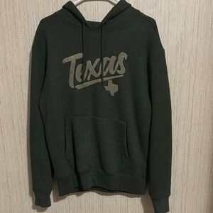 State of Mine Texas Forrest green hoodie sweater